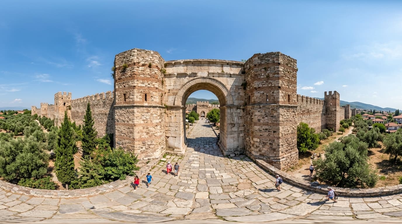 Antike Mauern von Iznik und Lefke-Tor: 5 Kilometer langer Führer zum römischen Siegestor