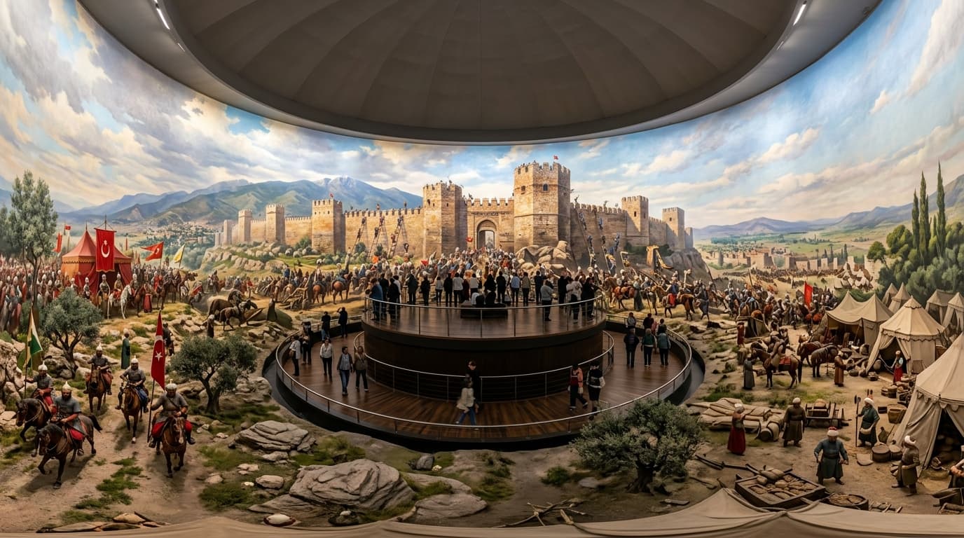 Panorama 1326 Bursa Conquest Museum: Das weltweit größte vollständige Panoramamuseum