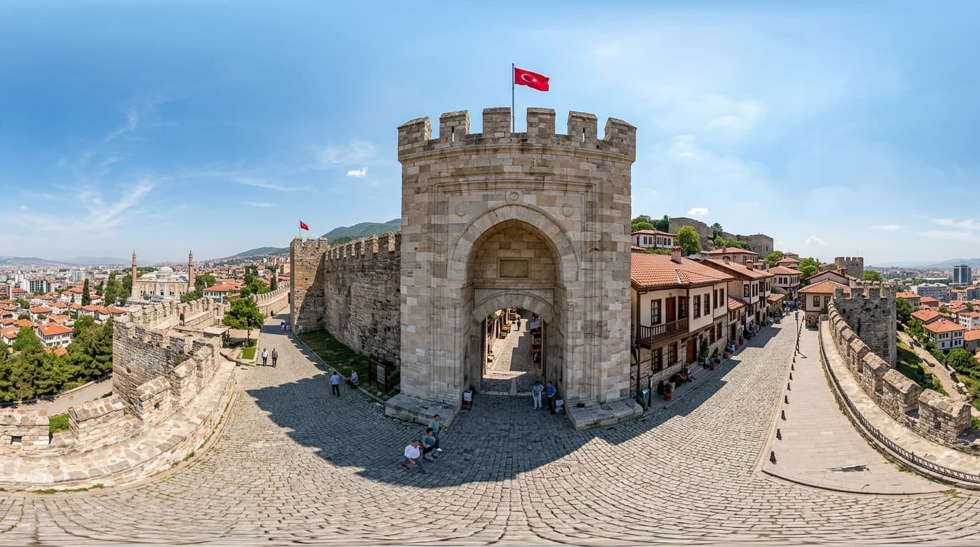 Bursa-Burg und Sultanatstor: 2200 Jahre alte Mauern und Zitadellenführer