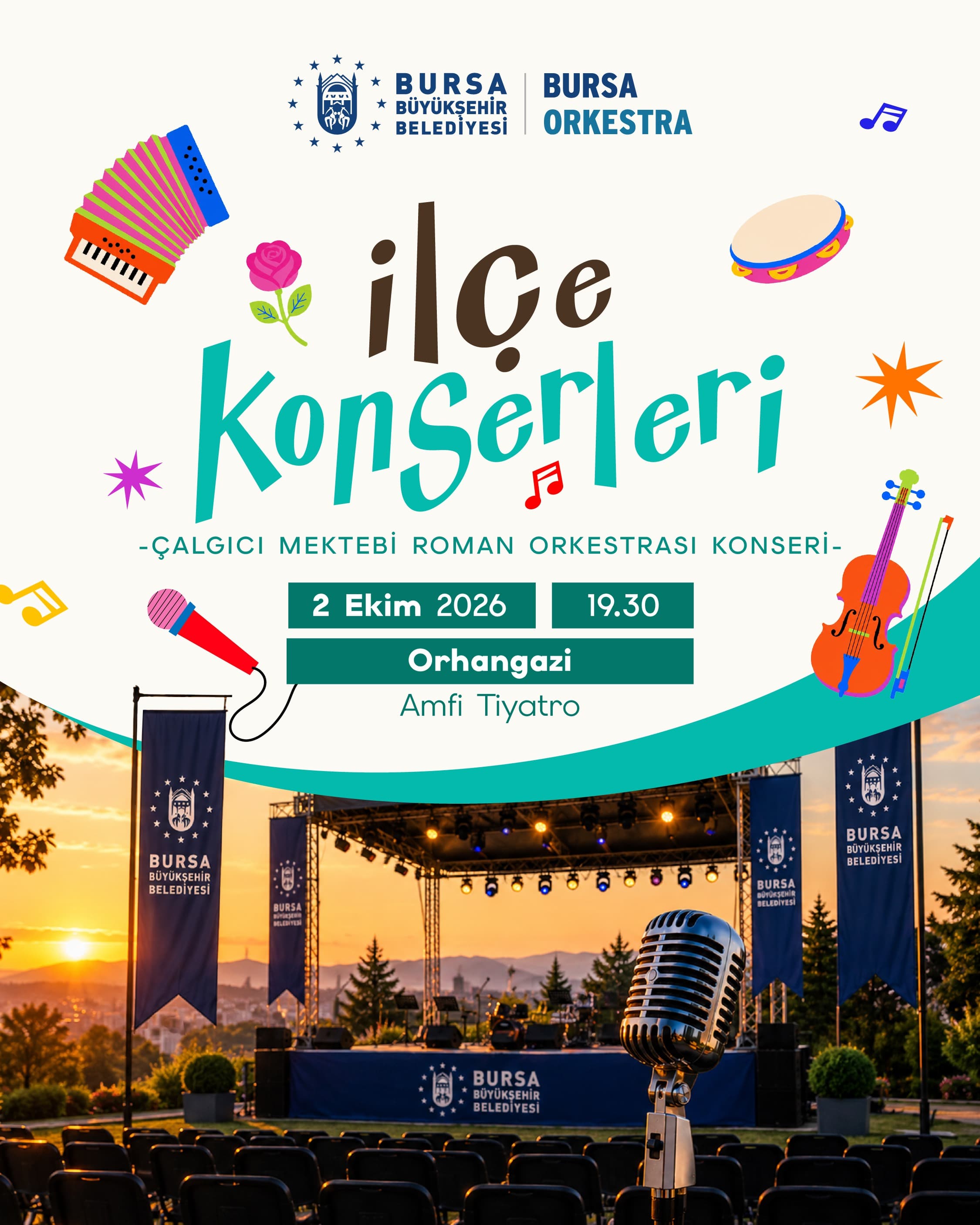 Orhangazi Çalgıcı Mektebi Roman Orkestrası Konseri