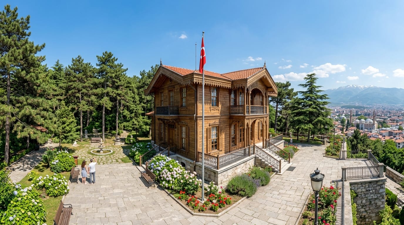 Hünkar-Herrenhausmuseum: Kaiserpalast und Atatürk-Zimmer, erbaut in 19 Tagen