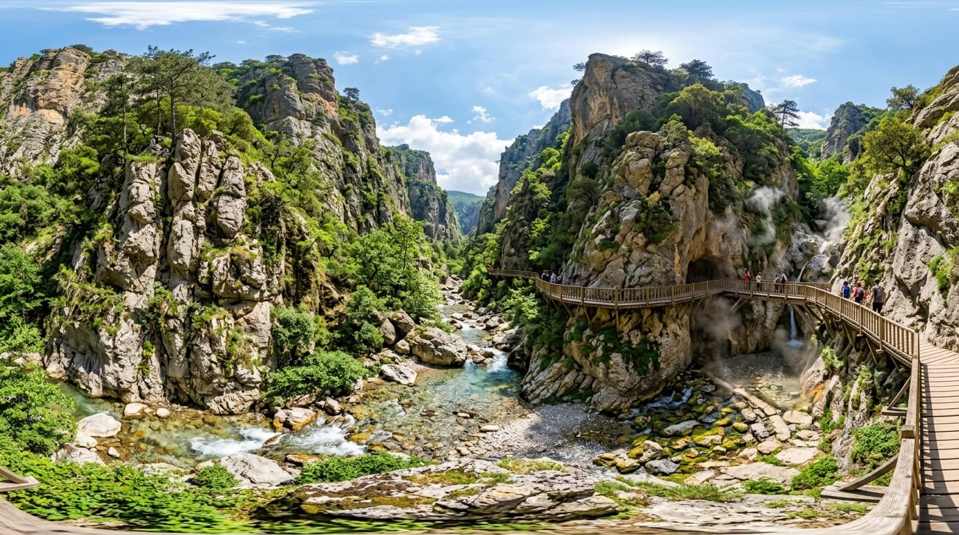 Naturpark Sadağı Canyon: Römisches Felsenbad und Wild Canyon Walk