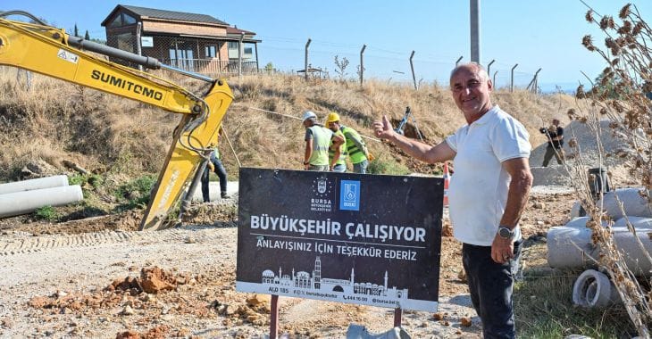 Büyükşehir'den Yenişehir altyapısına yeni hat