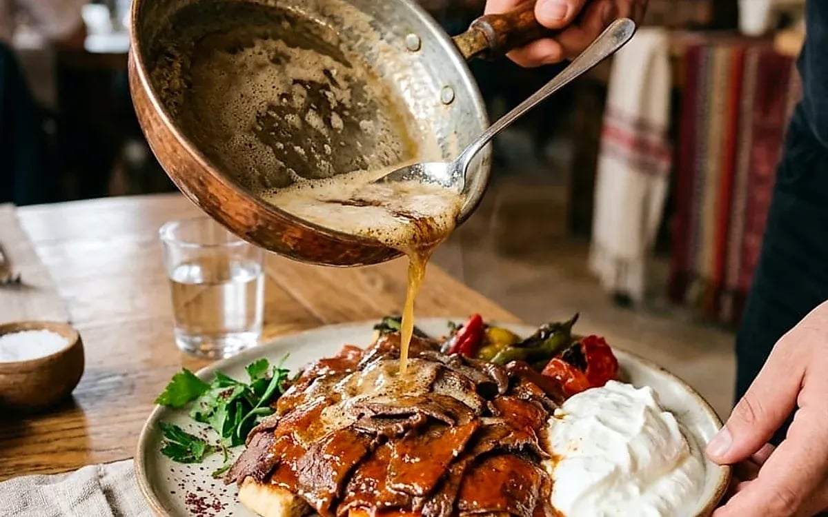 Historical Kebab Shop Iskender (1867 Famous Street Blue Shop) - Bursa Osmangazi Gezilecek Yerler