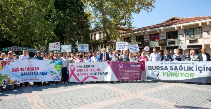 Bursa marschierte für Gesundheit