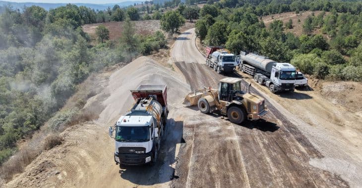 Insgesamt 32,5 Kilometer neue Straßen in 4 Bezirke von Bursa